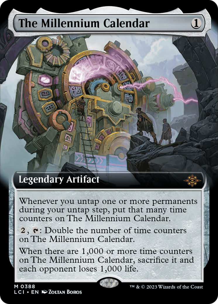 The Millennium Calendar (LCI-388) - The Lost Caverns of Ixalan: (Extended Art) Foil