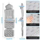 Full Body Bath Pillow with Lumbar Support & Suction Cups
