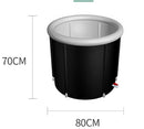 Portable Inflatable Ice Bath Tub Foldable PVC for Recovery
