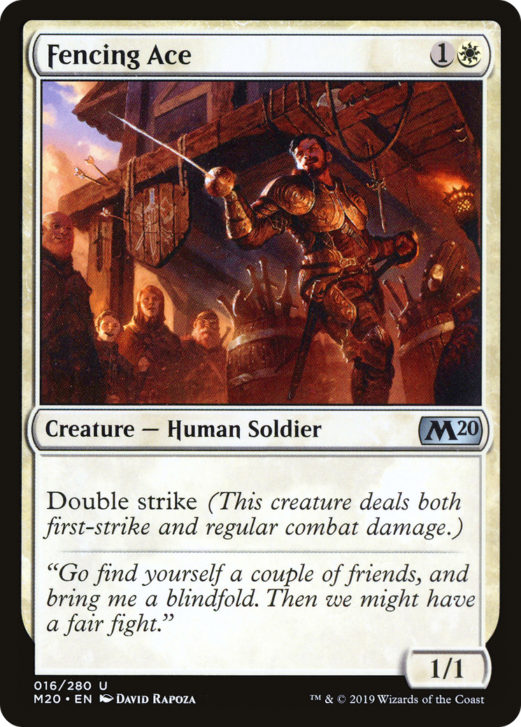 Fencing Ace (M20-016) - Core Set 2020 Foil