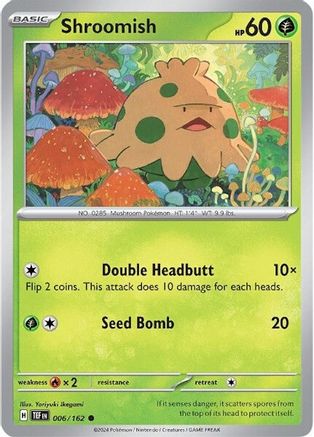 Shroomish 006/162 - SV05 Temporal Forces