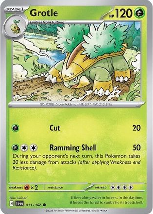 Grotle 011/162 - SV05 Temporal Forces Reverse Holofoil