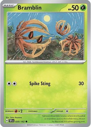 Bramblin 020/162 - SV05 Temporal Forces Reverse Holofoil