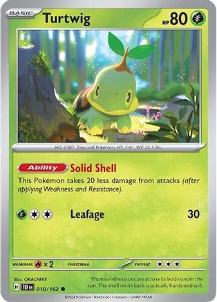 Turtwig 010/162 - SV05 Temporal Forces Reverse Holofoil