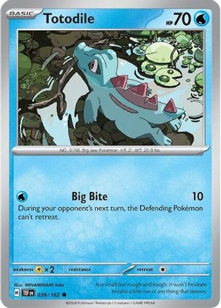 Totodile 039/162 - SV05 Temporal Forces Reverse Holofoil