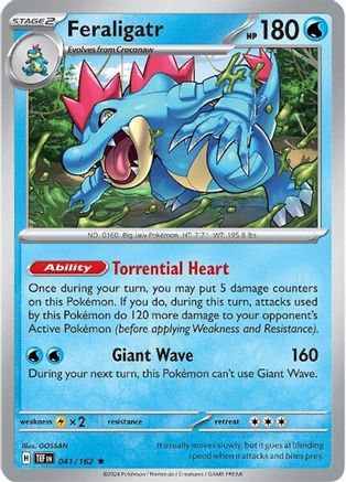 Feraligatr 041/162 - SV05 Temporal Forces Reverse Holofoil