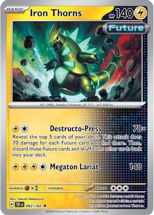 Iron Thorns 062/162 - SV05 Temporal Forces Reverse Holofoil
