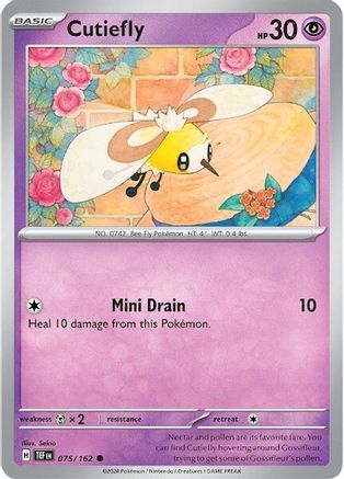 Cutiefly 075/162 - SV05 Temporal Forces Reverse Holofoil