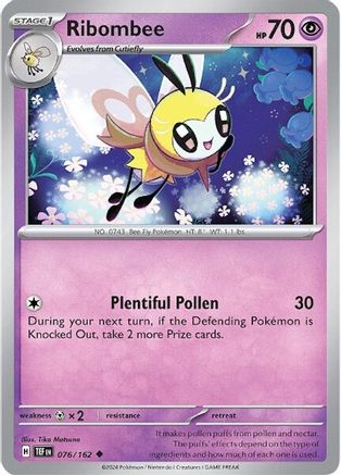 Ribombee 076/162 - SV05 Temporal Forces Reverse Holofoil