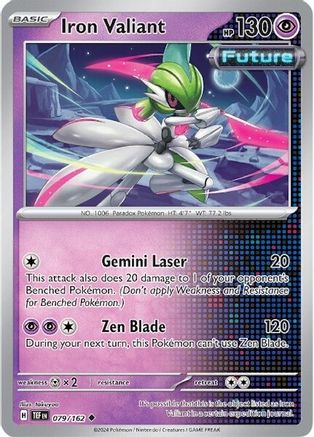 Iron Valiant 079/162 - SV05 Temporal Forces Reverse Holofoil