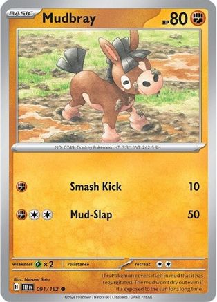 Mudbray 091/162 - SV05 Temporal Forces Reverse Holofoil