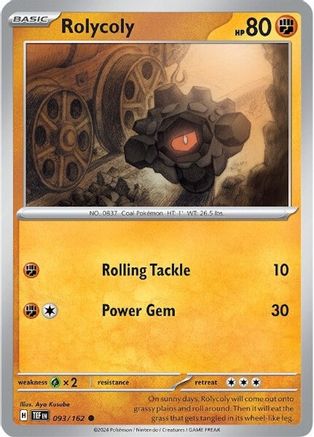 Rolycoly 093/162 - SV05 Temporal Forces