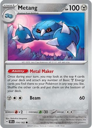 Metang 114/162 - SV05 Temporal Forces Reverse Holofoil