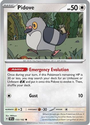 Pidove 133/162 - SV05 Temporal Forces Reverse Holofoil