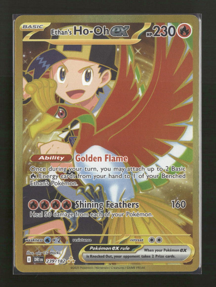 ho oh v pokemon card value SV10: Destined Rivals Ethan's Ho-Oh ex #239/182 – Ralphie's Funhouse