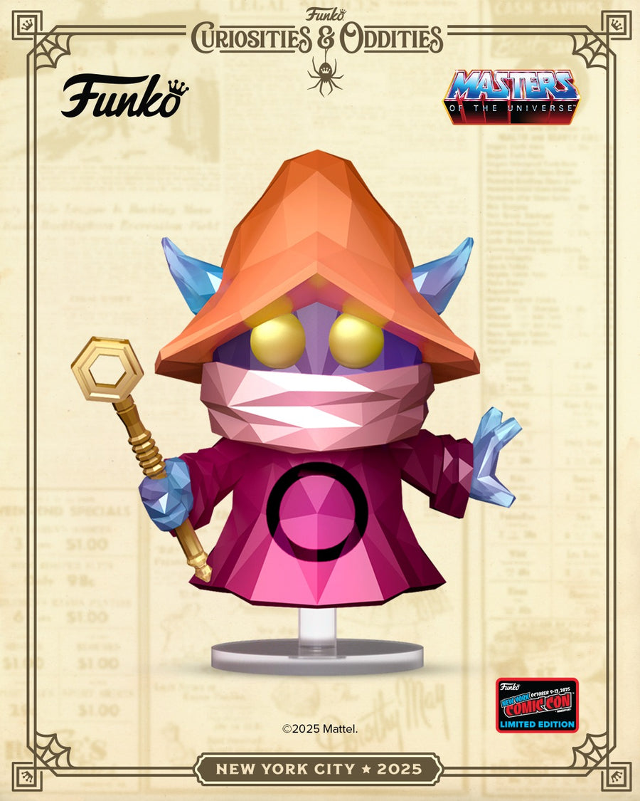 NYCC 2025 Official Convention Exclusive MOTU Orko (Facet) with Soft Protector (Arrives October 2025)
