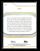 2025 Topps Chrome Disney Kaa #109Yellow Refractor /275