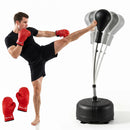 Height Adjustable Punching Bag with Stand for Teens & Adults