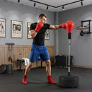 Height Adjustable Punching Bag with Stand for Teens & Adults