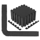 EVA Foam Floor Tiles 54-Pack with Borders and Non-Slip Surface