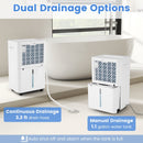 54 Pints Dehumidifier for Home 4500 Sq.Ft Dehumidifier-White