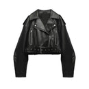 Bestselling Street-style Retro Turn-down Collar Loose Washed Jacket