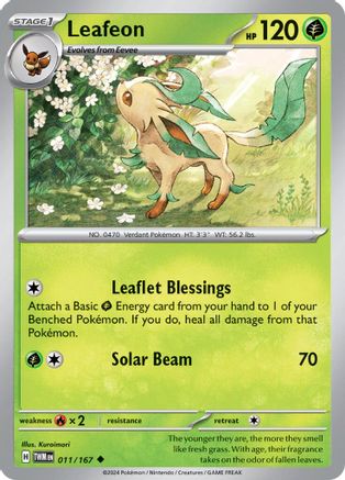 Leafeon 011/167 - SV06 Twilight Masquerade