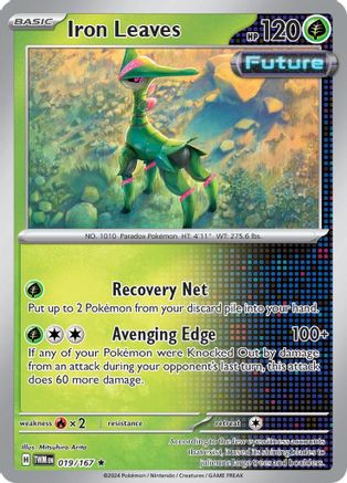 Iron Leaves 019/167 - SV06 Twilight Masquerade Holofoil