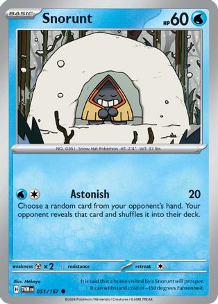 Snorunt 051/167 - SV06 Twilight Masquerade