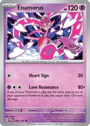 Enamorus 093/167 - SV06 Twilight Masquerade Reverse Holofoil