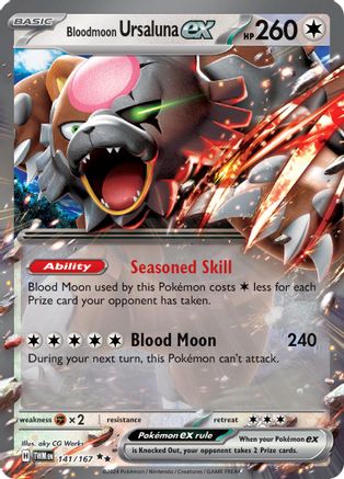 Bloodmoon Ursaluna ex 141/167 - SV06 Twilight Masquerade Holofoil
