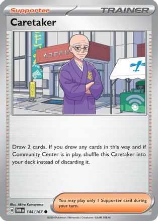 Caretaker 144/167 - SV06 Twilight Masquerade Reverse Holofoil