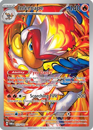 Infernape 173/167 - SV06 Twilight Masquerade Holofoil