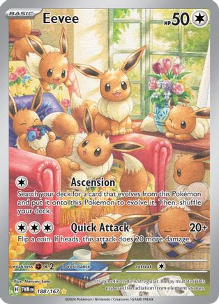 Eevee [188] (SV06: Twilight Masquerade) Holofoil