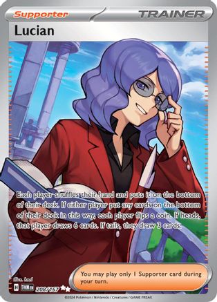 Lucian 208/167 - SV06 Twilight Masquerade - Holofoil