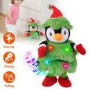 Electric Dancing Singing Plush Toy Twisting Snowman Toy Talking Interactive Mimicking Funny Songs Wiggly Dance Kid Christmas Gift