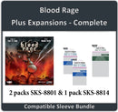 "Blood Rage" + Expansions Compatible Complete Sleeve Bundle (8801 X 2 + 8814 X 1)