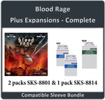 "Blood Rage" + Expansions Compatible Complete Sleeve Bundle (8801 X 2 + 8814 X 1)