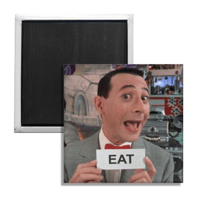 Pee Wee Herman Fridge Magnet