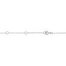 Sterling Silver Treated Diamond By Yard Necklace (3/4 cttw, Blue Color, I2-I3 Clarity)