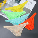 New Transparent Men's Ice Silk T-shaped Briefs