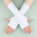 Long Half Finger Sun Protection Oversleeve