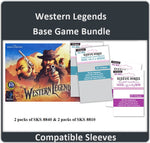 "Western Legends" Base Game Compatible Sleeve Bundle (8810 X 2 + 8840 X 2)