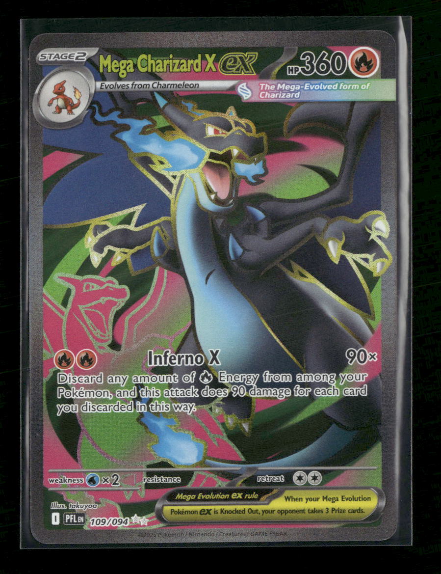 ME02: Phantasmal Flames Mega Charizard X ex #109/094