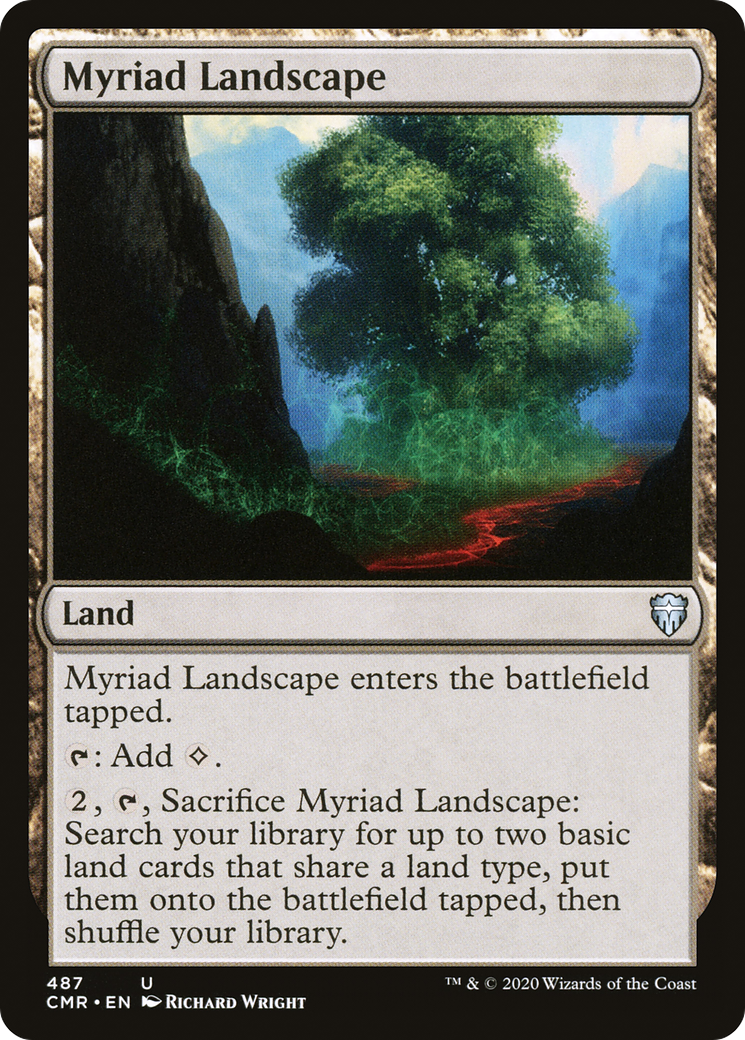 Myriad Landscape (CMR-487) - Commander Legends Foil
