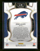 2025 Panini Select Orange Prizm Shock Josh Allen #/499 #86