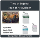 "Time of Legends: Joan of Arc" Compatible Sleeve Bundle (8803 X 2 + 8810 X 1 + 8814 X 2)