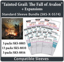 "Tainted Grail: The Fall of Avalon" All In Compatible Sleeve Bundle  (8803 X 3 + 8810 X13 + 8816 X 3)