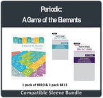 "Periodic: A Game Of The Elements" Compatible Sleeve Bundle (8810 X 1 + 8813 x 1) 