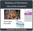 "Shadows of Brimstone: City of the Ancients" Compatible Sleeve Bundle (8810 X 3 + 8837 X 1)